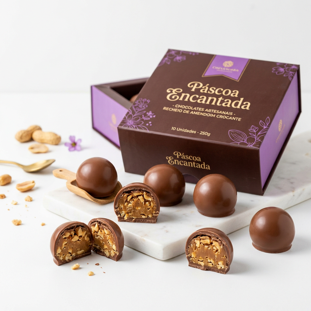 Bombom de Amendoim Crocante 10un